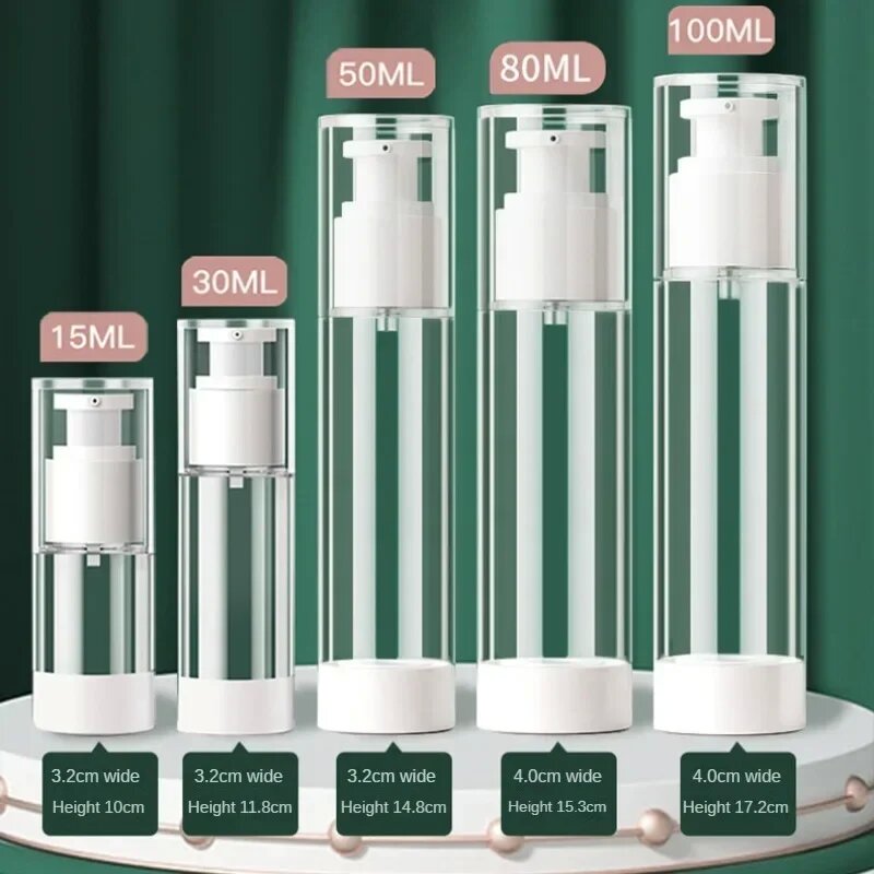 Luxury Skincare Packaging - Pequeno vazio vácuo sub garrafa, cosméticos