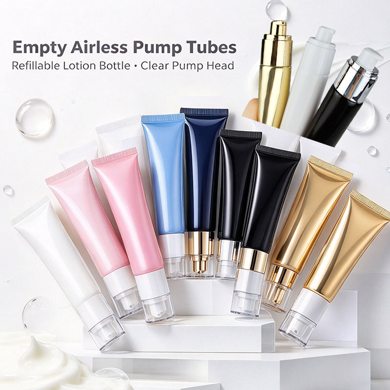 Luxury Skincare Packaging - 20/30/50 unidades, tubos flexíveis de 50