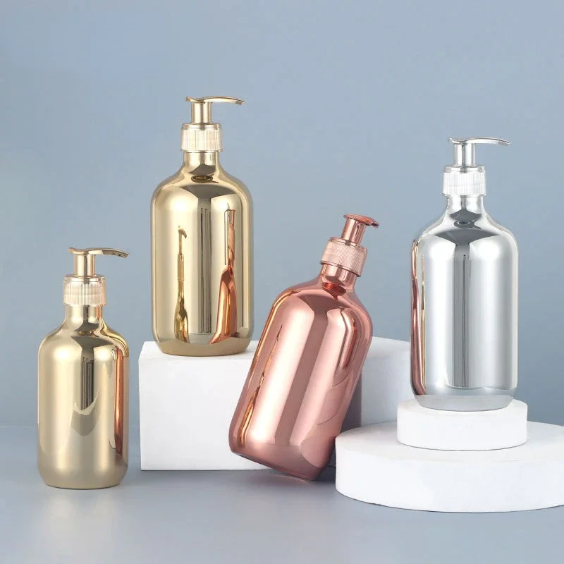 Luxury Skincare Packaging - Galvanoplastia Bomba Garrafa, PET Hand Sanitizer