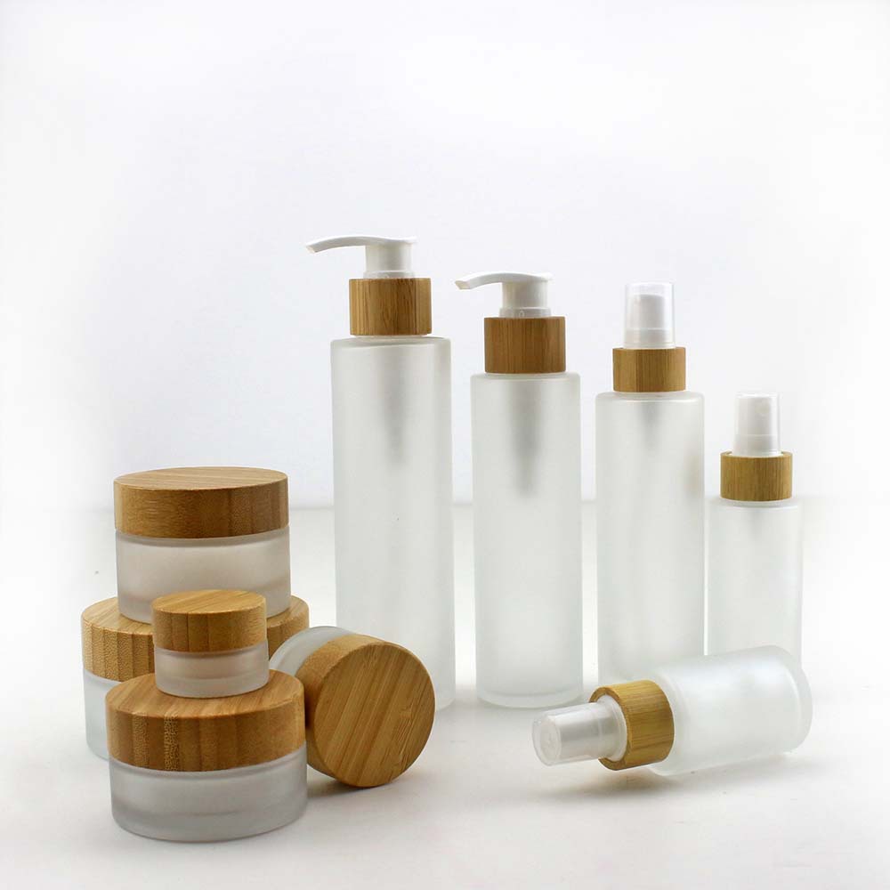 Luxury Skincare Packaging - Garrafa de perfume de bambu natural