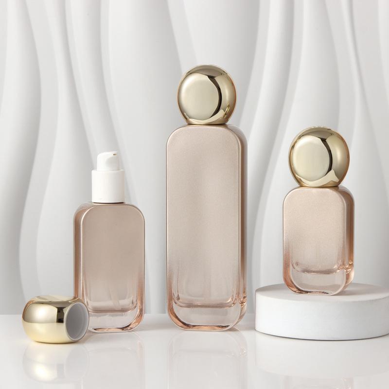 Novo frasco de vidro com borri - Luxury Skincare Packaging avaliação e preço