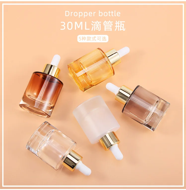 Garrafa de óleo de vidro, garr - Luxury Skincare Packaging avaliação e preço