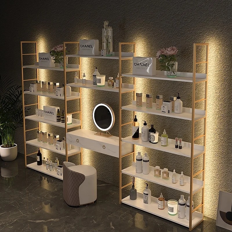Expositor de Luxo para Loja de - Luxury Skincare Shop avaliação e preço